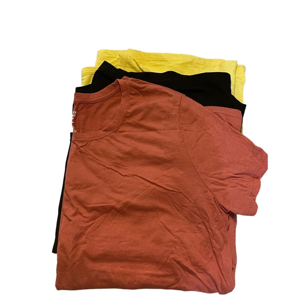 Time and Tru Tops Tees XXXL 3XG Lot Of 3 Short Sleeves Scoop Neck Pre-Owned